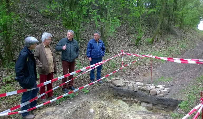 Ortstermin im Hochlweg.