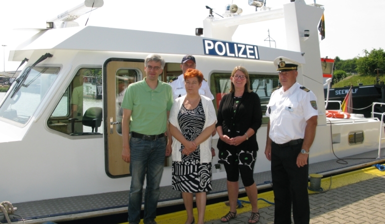 Gruppenfoto vor dem WSP 20.