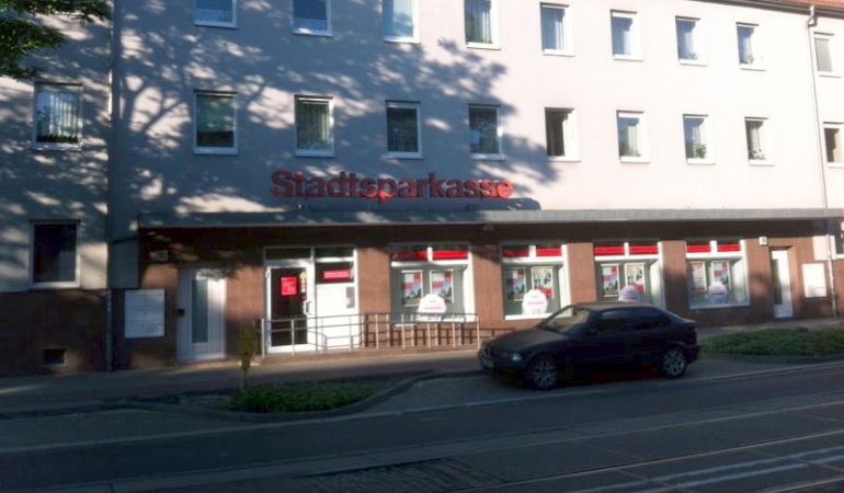 Filiale Stadtsparkasse in Fermersleben. Filiale Stadtsparkasse in Fermersleben.