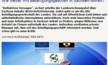 Screenshot (bearbeitet) Artikel MDR-Info zur Zukunft der IBG.