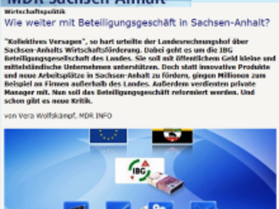 Screenshot (bearbeitet) Artikel MDR-Info zur Zukunft der IBG.