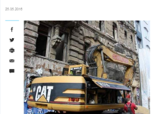 Screenshot Artikel Volksstimme Wobau soll helfen Gebäude zu retten.