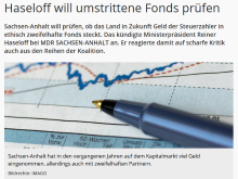Screenshot Artikel MDR Sachsen-Anhalt Haseloff will umstrittene Fonds prüfen