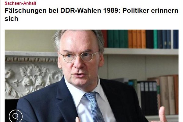 Screenshot n-tv-Artikel zum Wahlbetrug Kommunalwahl der DDR 1989.