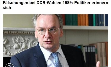 Screenshot n-tv-Artikel zum Wahlbetrug Kommunalwahl der DDR 1989.