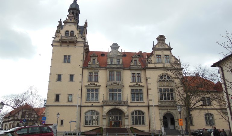 Rathaus der Stadt Bernburg.