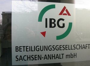 Firmenschild IBG.