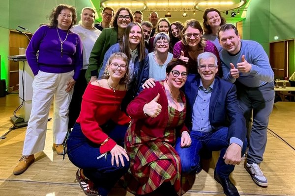 Gruppenfoto Landesliste GRÜNE zur Landtagswahl 2026