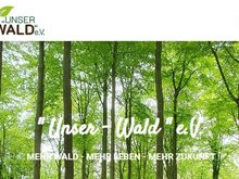 Startseite des Vereins Unser Wald e. V.