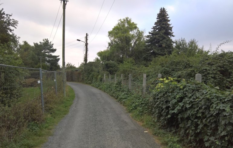 Blick in die Straße Am Kuhanger