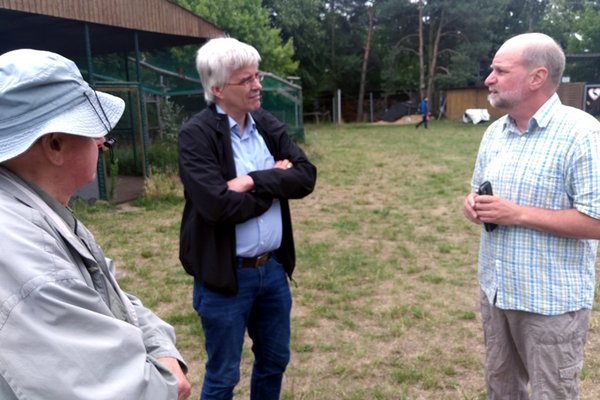 Christopf Kaatz, Olaf Meister und Michael Kaatz im Gespräch.
